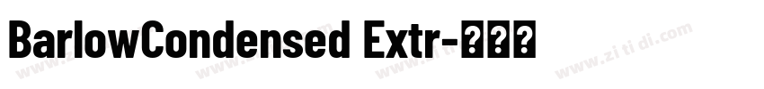 BarlowCondensed Extr字体转换